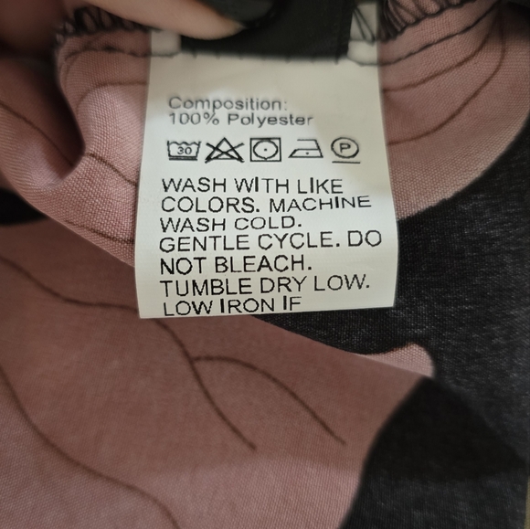 SHEIN Clasi Plus Floral Print Bow Front Shirred Split Thigh Dress 2XL - Picture 11 of 11